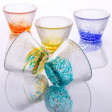 Vertical Stripes Glass Cups Heat Resistant Glass Water Cups - Temu