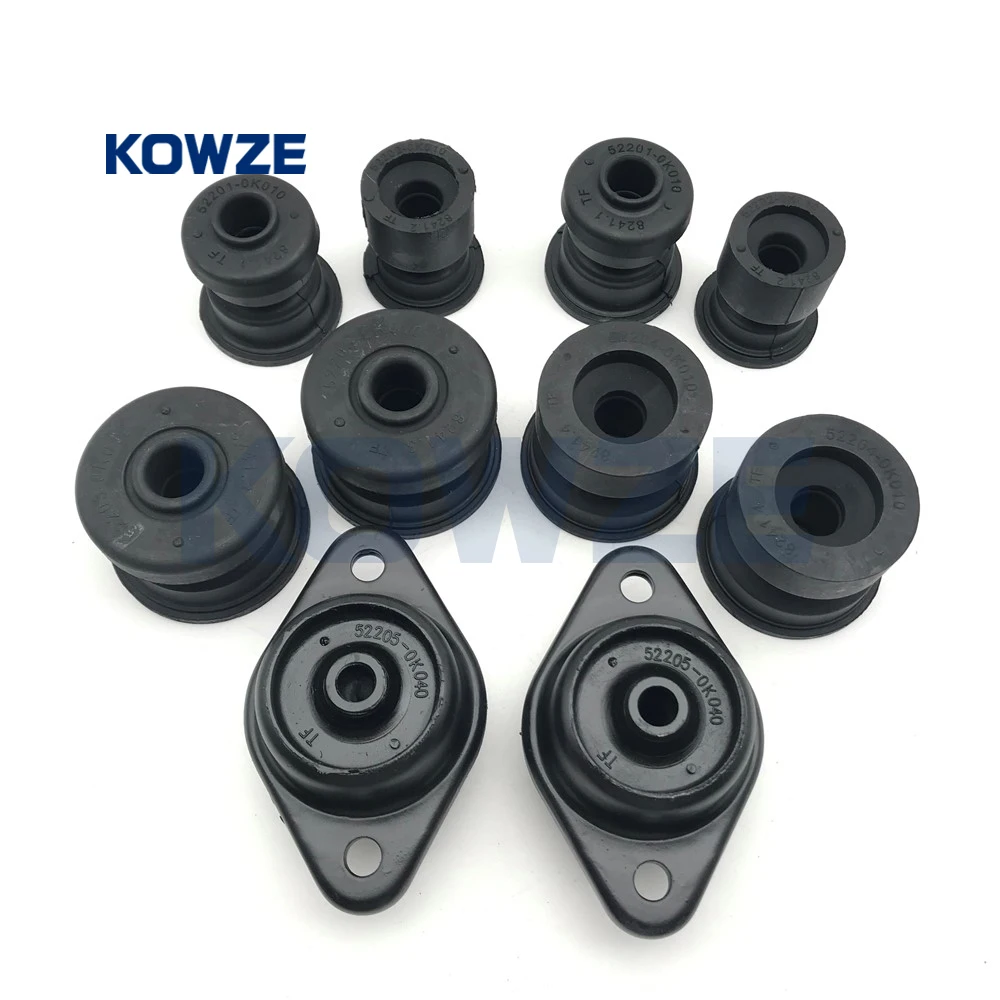 Suspension Parts Body Mounting Cushion for Toyota Hilux KUN15 KUN25 52202-0K010 Chinese Auto Parts Car Rubber Bushing Cushion