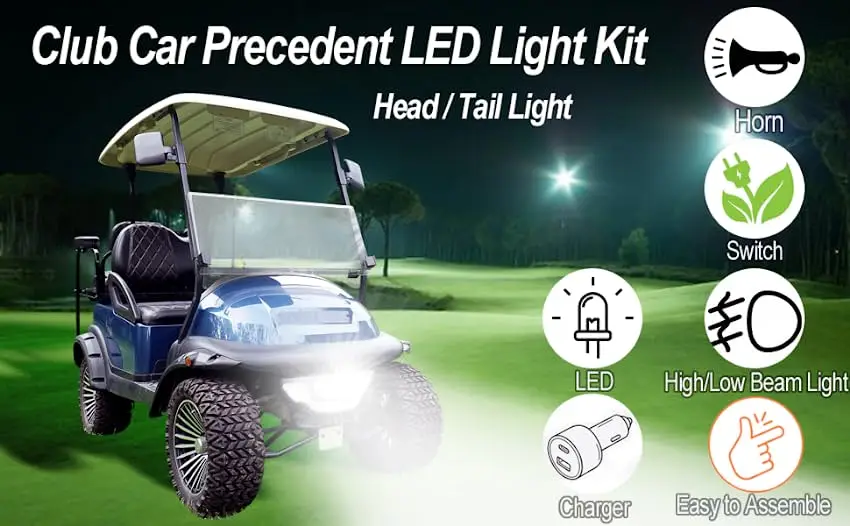 Nokins New Design Golf Cart Parts Led Deluxe Light Kit With Head Lights