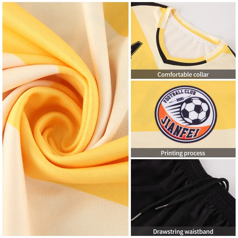 VPRE Sublimation Soccer Jerseys Quick Dry Breathable