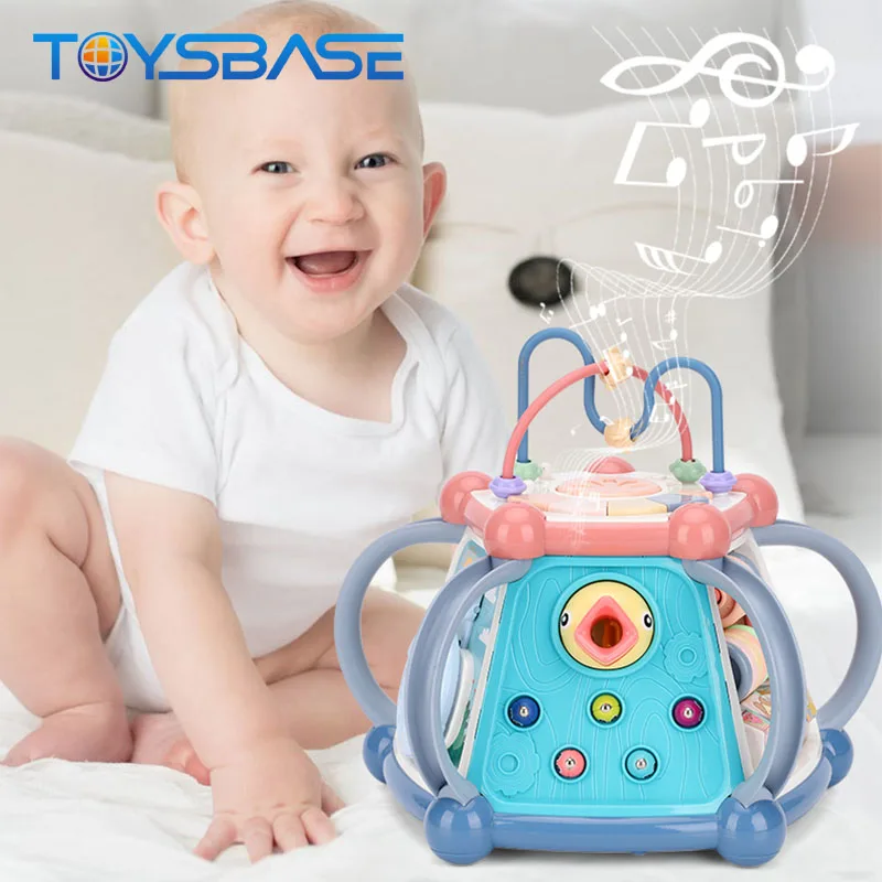 Educational Musical Activity Cube Toy Baby 7 in 1 Box Learning Toy