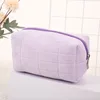 Neceser de Terciopelo, Morado Crema