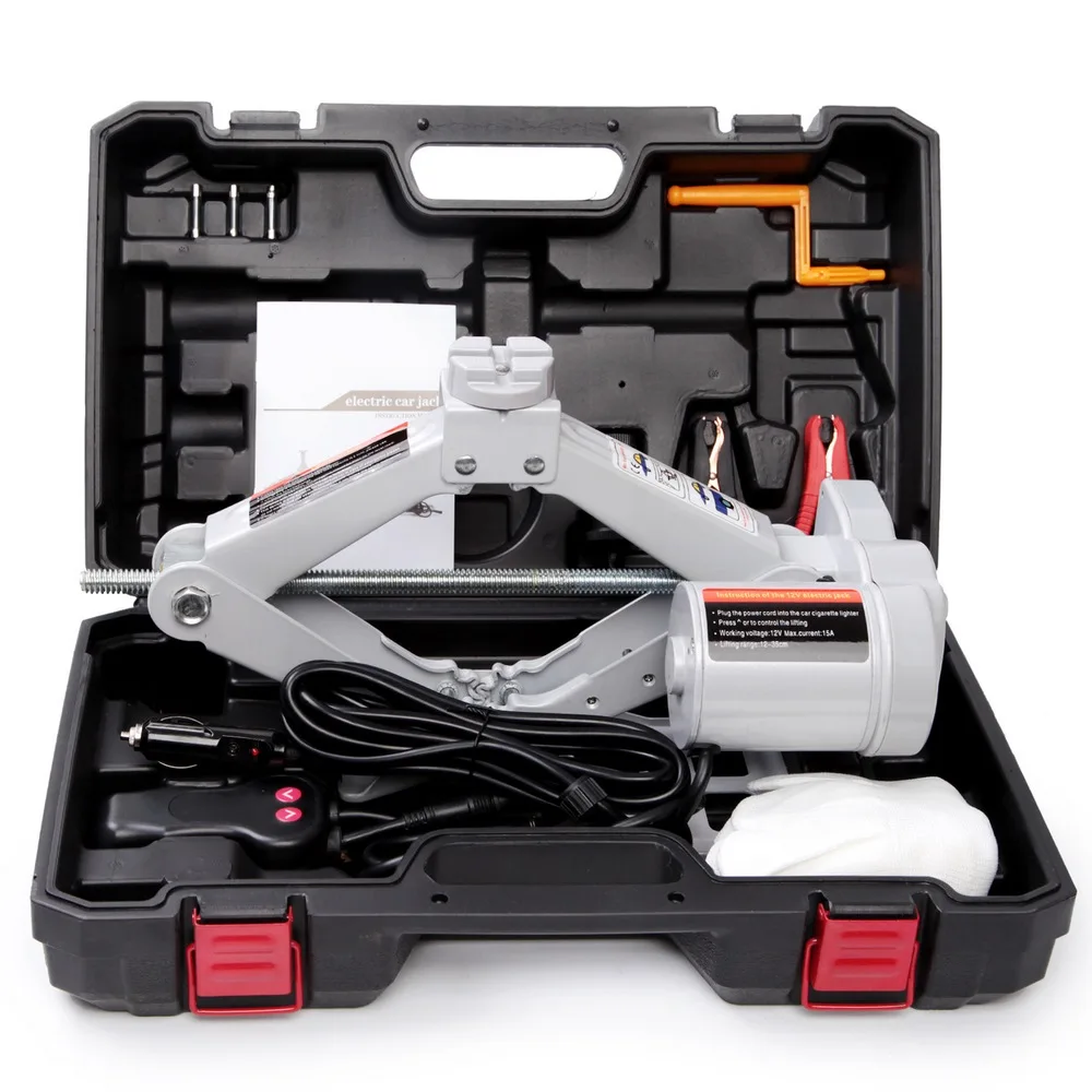 12v Electric Hydraulic Jacks Lifting Tools Car Floor Rolling Jack Tire