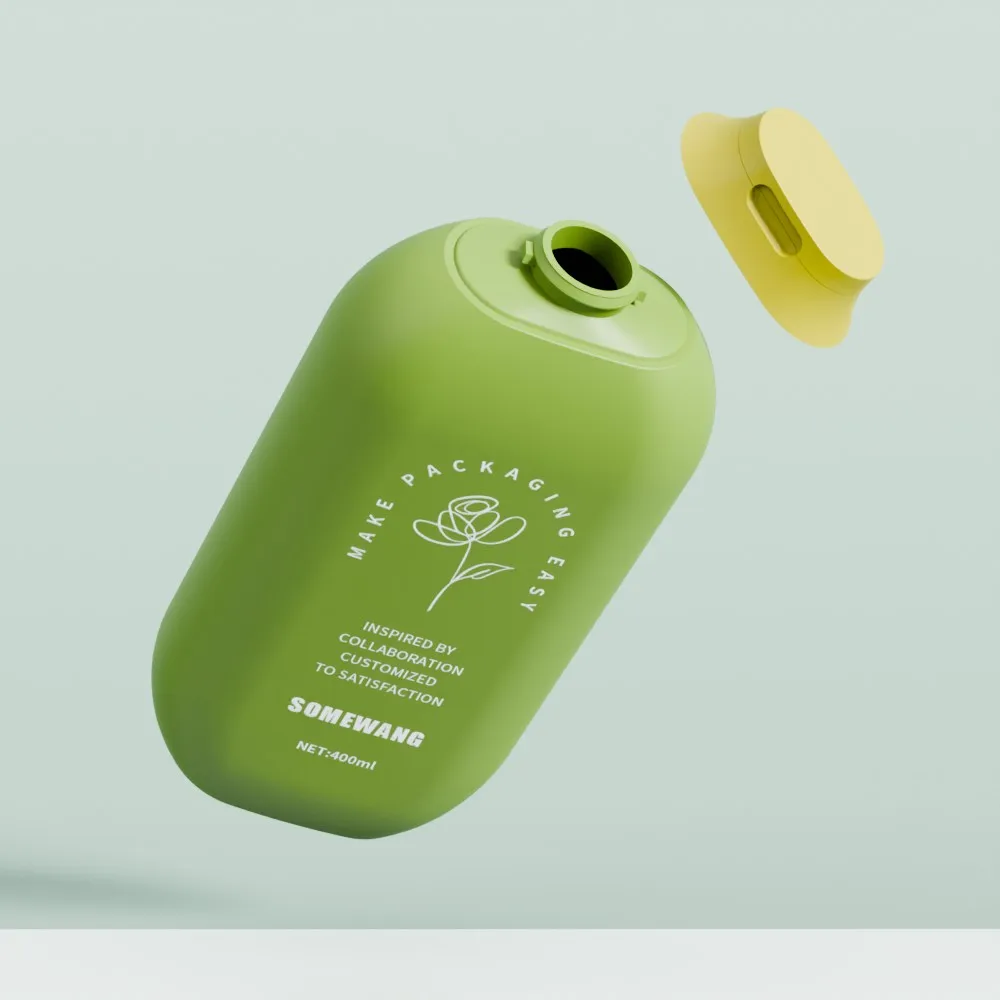 Custom HDPE Oral  Matte Plastic Bottle Silk Printing with Flip-top Cap for  Sunscreen