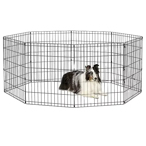 Best Sale outdoor Safety Large Free Structure 8-piece Steel Wire Detachable Dog Fence for Animals