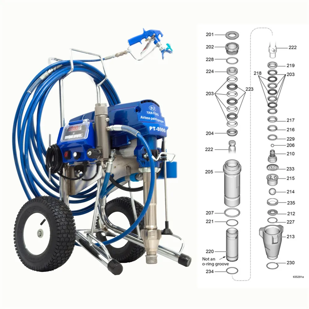 Mark X Hd 3in1 Procontractor Series Pt8990 Electric Airless Sprayer