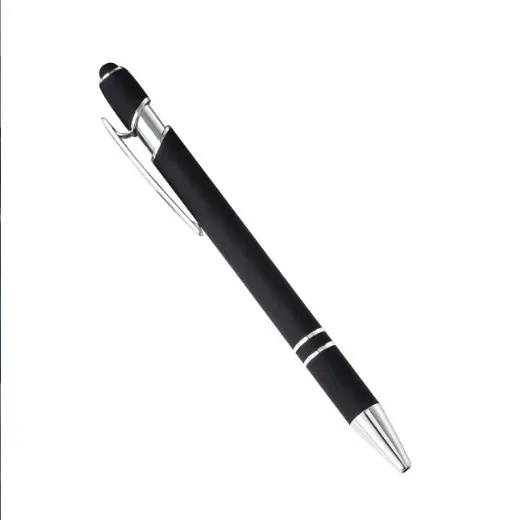 Penna a sfera 2 in 1 con punta stilo in metallo per touch