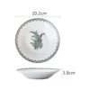Green 8-inch Soup Plate