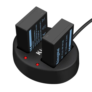 KingMa-NP-W126S NPW126 Battery Dual USB Charger Kit for Fujifilm X100V X100F X-H1 X-Pro3 2 X-T3 T2 T30 S10 T200 T100 X-E3 X-A7