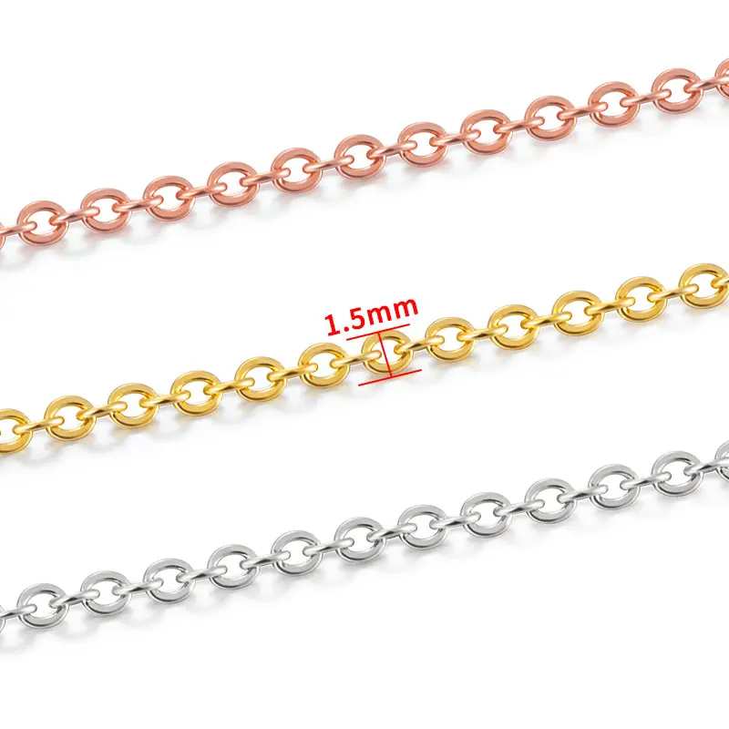 Customized Necklace Diy Jewelry Stainless Steel Chain Timing Chain Kit