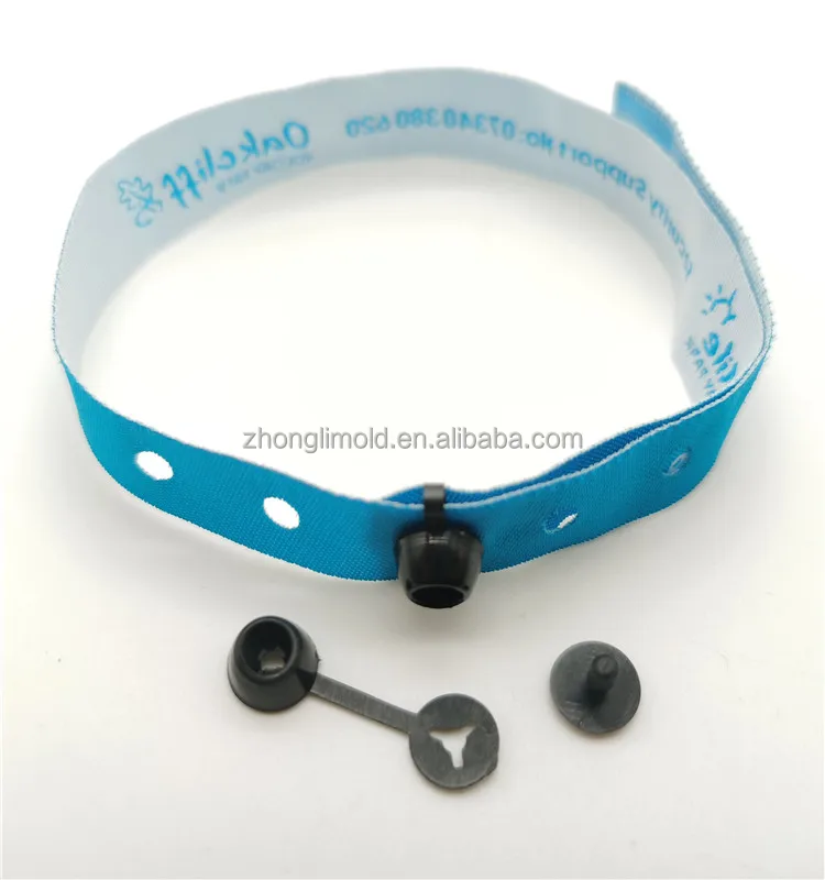 One Time Use Plastic Snap Button For Fabric Festival Wristbands Buy