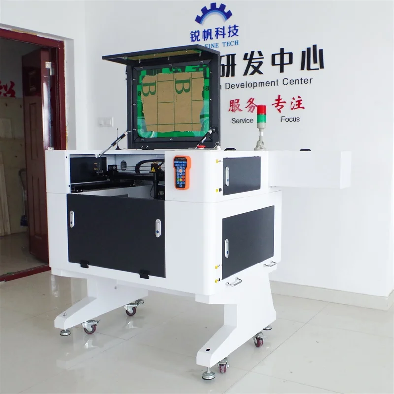 Manufacture Machine 6040 Machine 60W 80W Metal and Non Metal Laser Paper Cutting Machine Co2