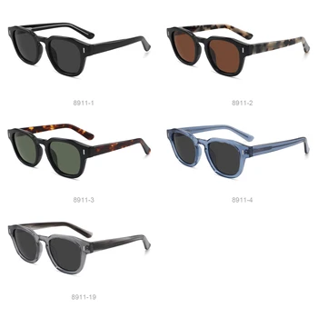Oversized Transparent Luxury TR90 Frame Acetate Sunglasses Fashionable Tortoise Color for men sunglasses2024