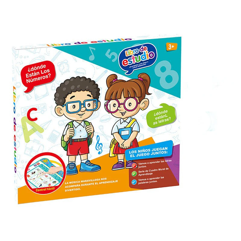 English Spanish Reading Book Educational Toy Learning Book Kids E-book