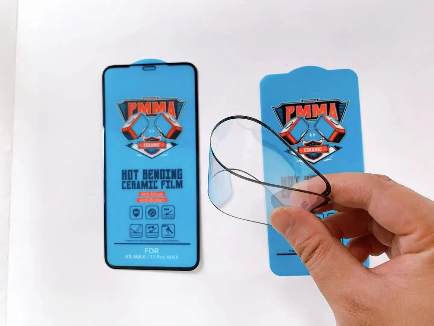 
Заводская поставка от RICOO, ПММА Противоударная антибиозная пленка для сотового телефона, протектор экрана для iphone 12 pro max /Samsung/Huawei/Xiaomi 