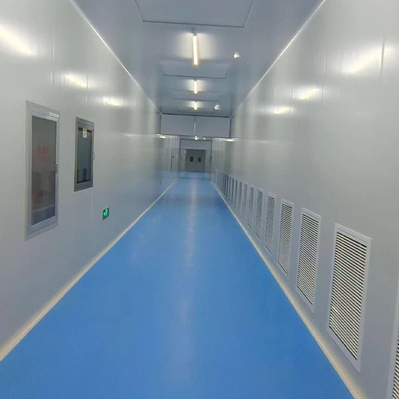 SHARBON Container Ceiling Wall Customized Turnkey Sandwich Laboratory Panels Project Modular Clean Room with HEPA Filter