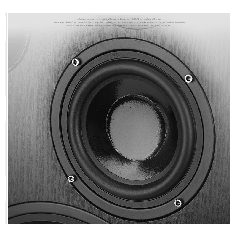 200w 10 Inch Bookshelf Speakers Passive Wooden 3 Way Fever Hifi Home ...