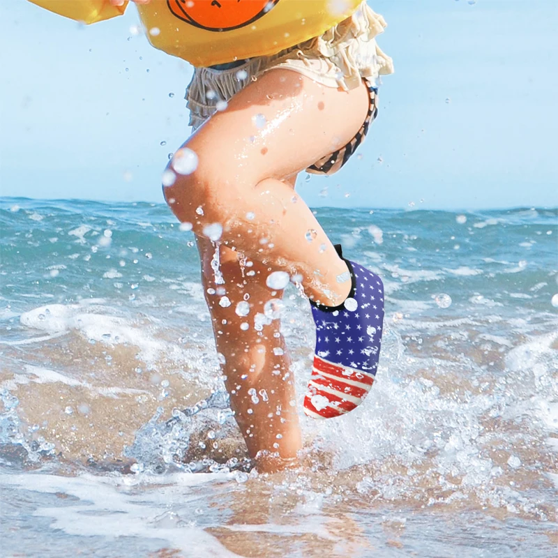 5 пар/упак. детские плавательные носки обувь для мальчиков и девочек, быстросохнущие Босиком Спортивная Аква море обувь пляжная обувь для дождливой погоды