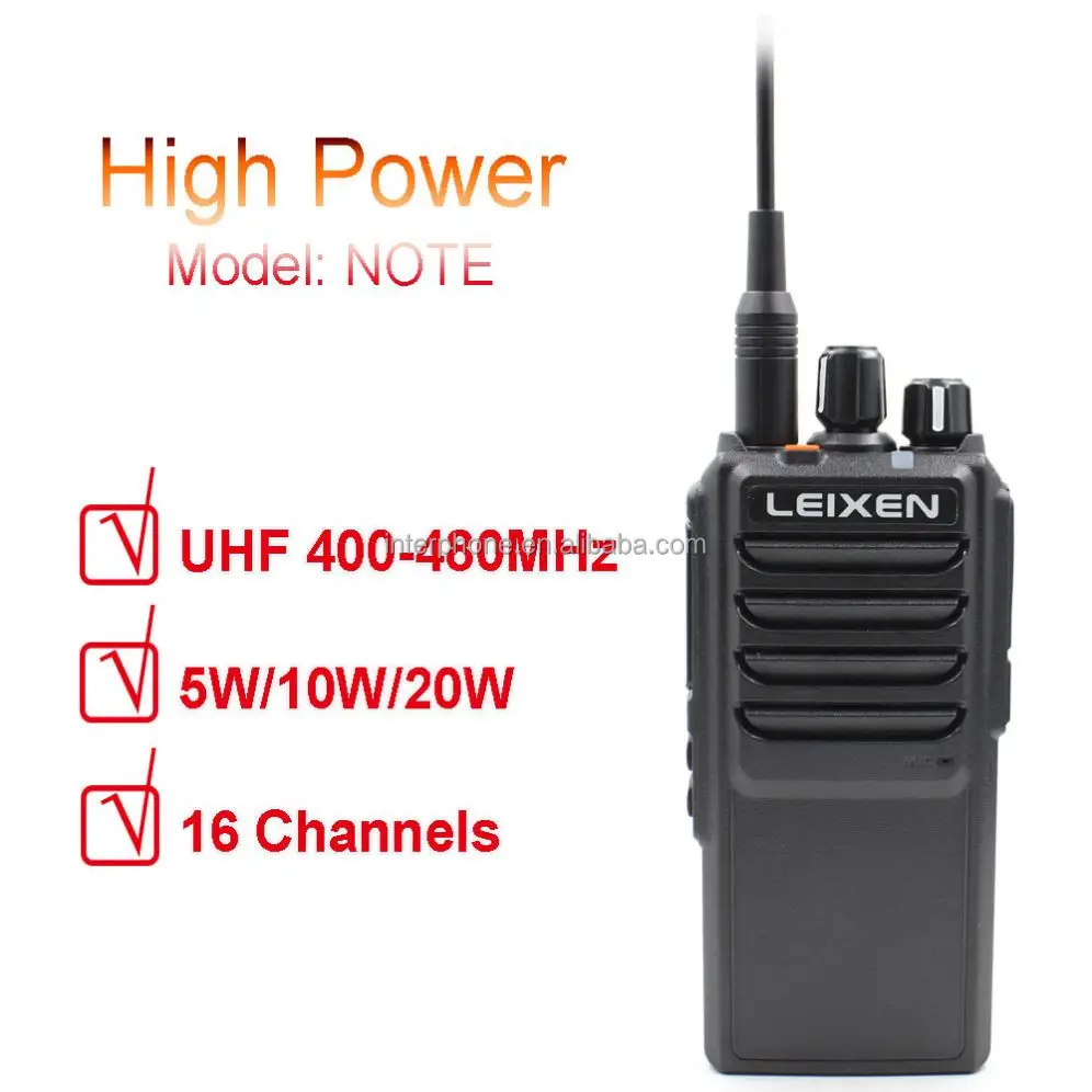 NEW LEIXEN UV-25D Walkie Talkie 20W Dual Band 136-174 & 400-470MHz Radio  Long distance Amateur Radio - ALAFONE