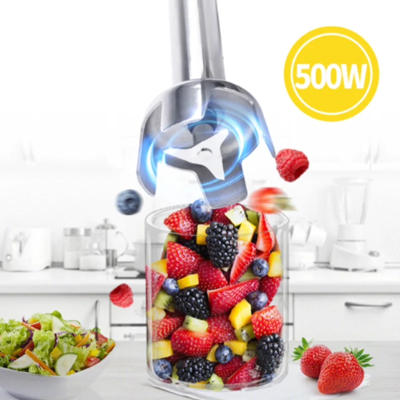Ib500lv Immersion Hand Blender Household Kitchen Appliance Stainless