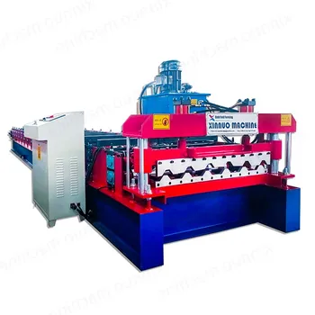 Colorful Steel Trapezoid Roofing Sheet Roll Forming Machine Building IBR Panel Tile Motor Pump Roller Essential Core Component