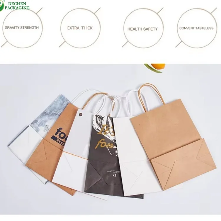 &nbsp;Apparel & Shoe Store Paper Bags with Rope Handles