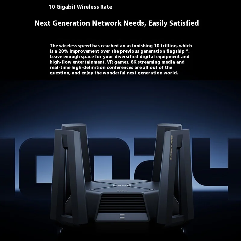 Mi 10 Gigabit Wifi 7 Router - High Quality Mesh for Home