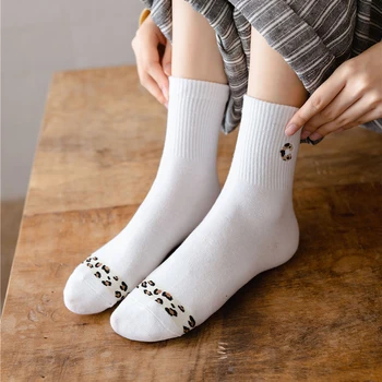 Vintage ladies original design 3d comfortable personalized character spandex socks