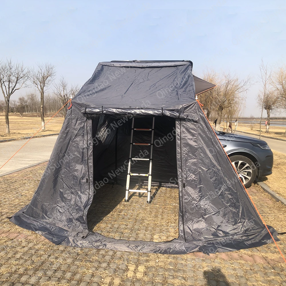 4 Person ABS Hard Shell Roof Top Tent for Camping & Awning