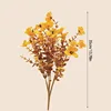 7 Eucalyptus brun fourchu violet ~ jaune