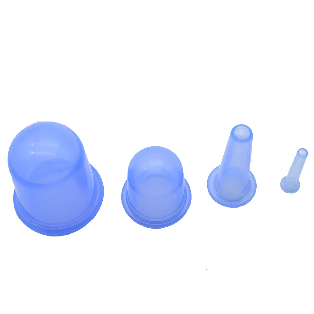 4 in 1 Silicon Cupping Hijama Cups  Anti Cellulite Pain Relief Cupping Therapy Set Silicon