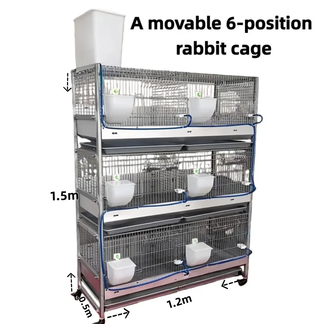 Industrial Rabbit Box European Cheep Rabbit Farming China Factory Directly Sale Industrial ...