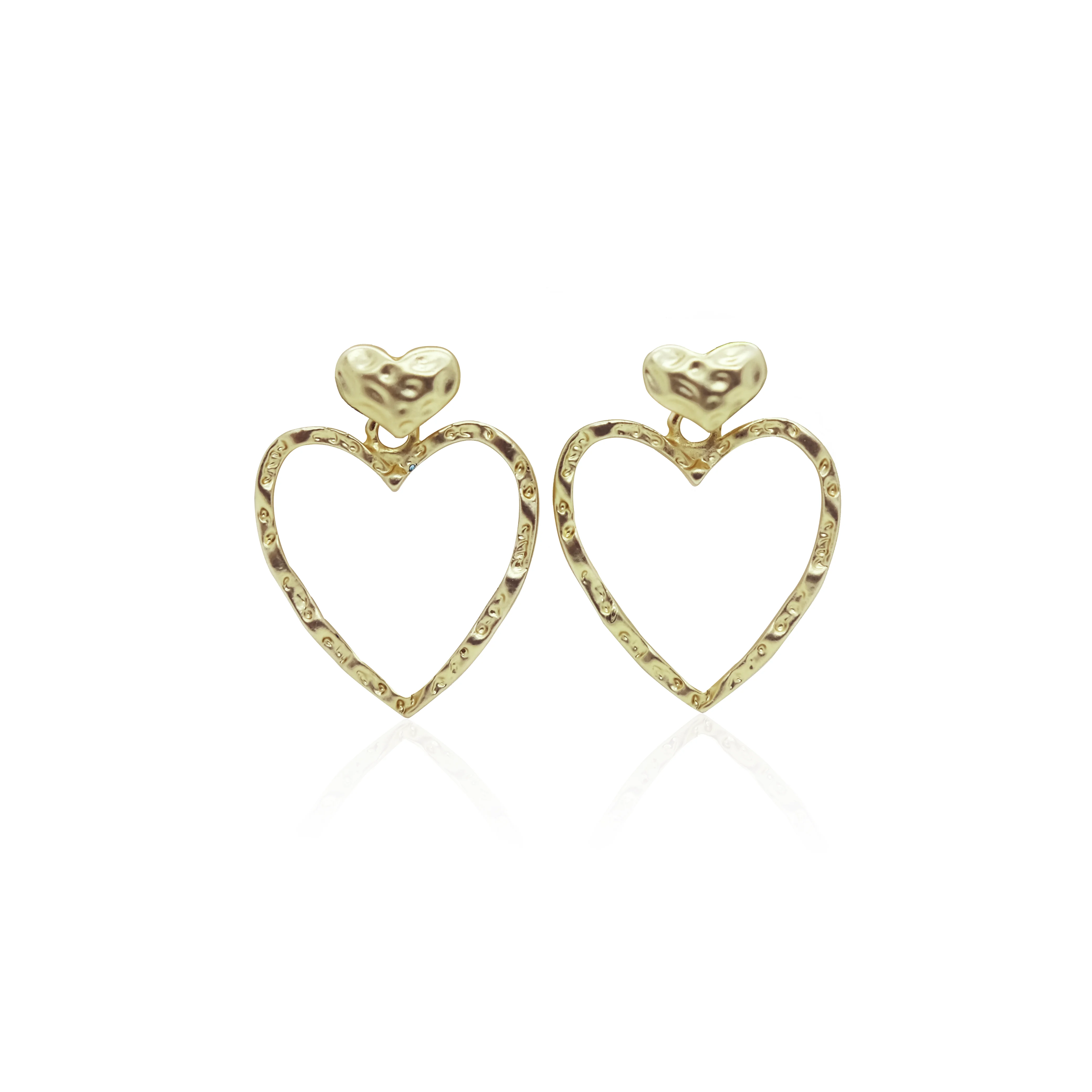 Featured jewelry earring Love Shaped Pendant piercing earrings fashion elements asymmetric