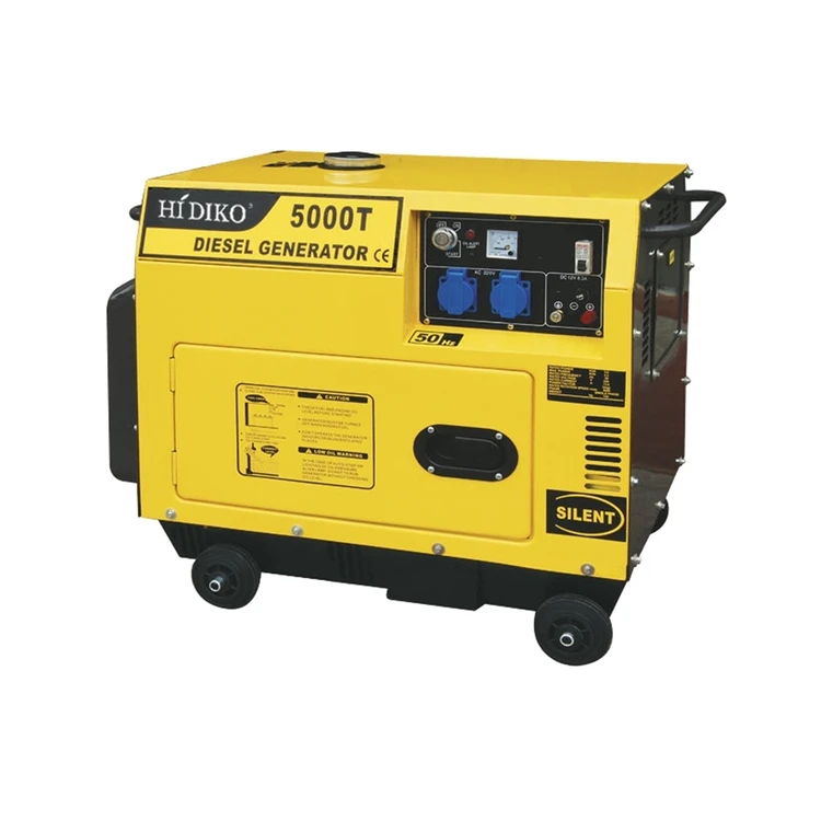 Fuelless Noiseless 5kw/6 Kw/7kva/8kva 230v Single Phase 3phase Low Rpm
