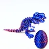 silk red-blue tyrannosaurus rex-10cm dragon egg