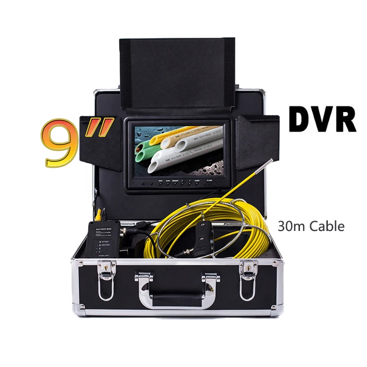 Factory Direct Supply CCTV Pipe Inspection Camera with DVR Function&6.5mm Camera Head supplier