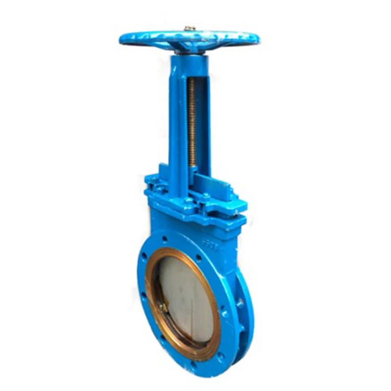 Wear-Resistant Manual Gate Valve Customized High Quality Cast Steel Knife Flange Gate Valve