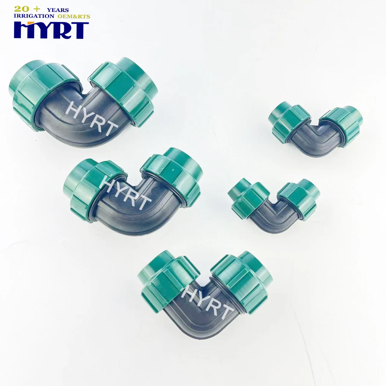 Quick Connector Drip Irrigation System Fittings Pe Pipe Compression