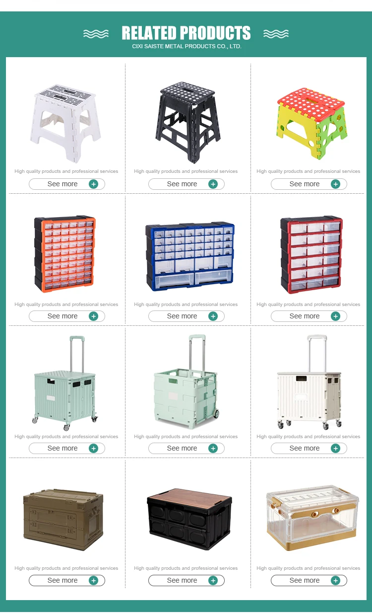 thumbnail image 2 of 8-in-1 Collapsible Shopping Cart - 200 LBS Capacity, Adjustable Handle, 360° Wheels With Brake, Includes Storage Crate (Yellow) 2 of 9