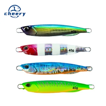 40g Sinking Luminous Artificial Hard Bait Deep-sea Metal Jigging Jig Fishing Lure for Ocean Rock – Metal Jig – view 2