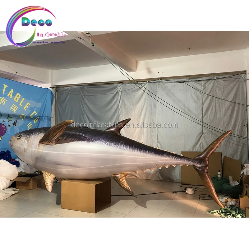 Custom Inflatable Fish Model Inflatable Tuna Fish for Advertising