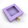 Purple lashbox with diamond handle