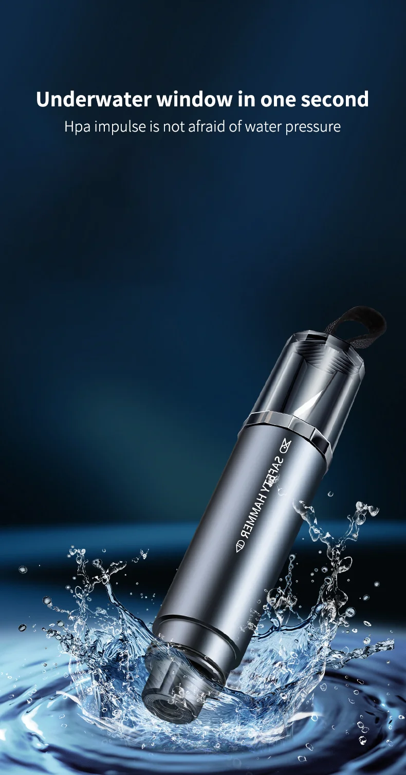 Newest 2024 Safety Hammer Emergency Tool Car Window Puncher Glass