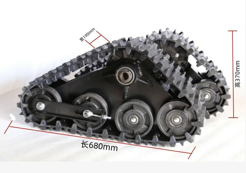 Rubber Tracks for Snowmobile ATV Go Kart  Retrofit/Upgrade