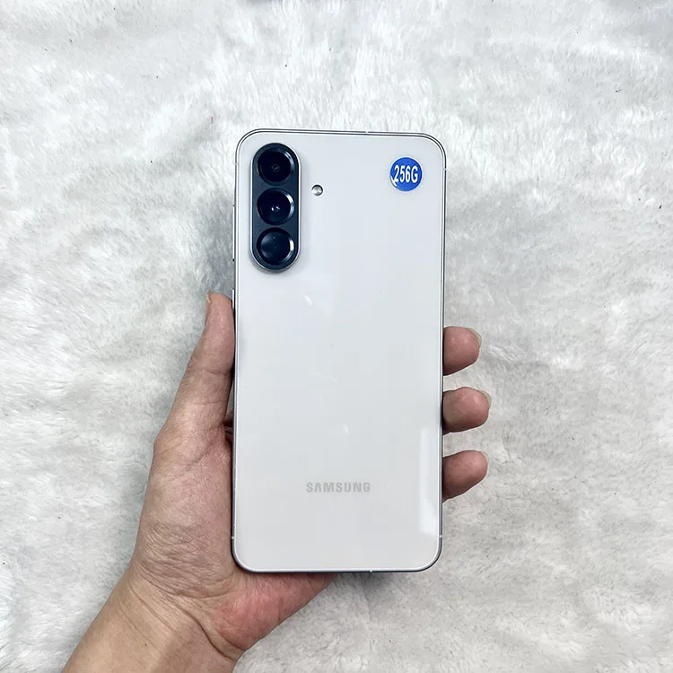 Téléphone portable d'occasion en gros, état A+, pour Samsung A56, cellulaire, 256 Go, 8 Go de RAM, débloqué, version mondiale, téléphone Android