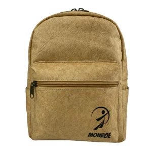 Custom Logo Luxury Lightweight Tyvek Backpack with Strap Carrying System Vintage Print Water Resistant for Women