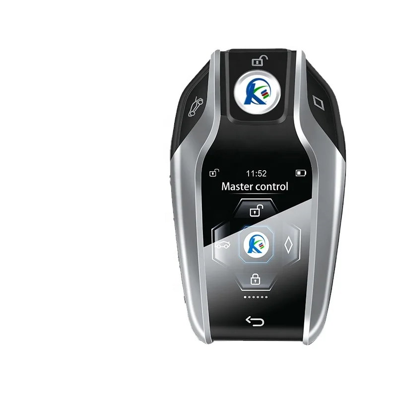 Smart Start App-Controlled Touch Screen LCD Key for Vehicles Compatible with X3 X5 Camry Models