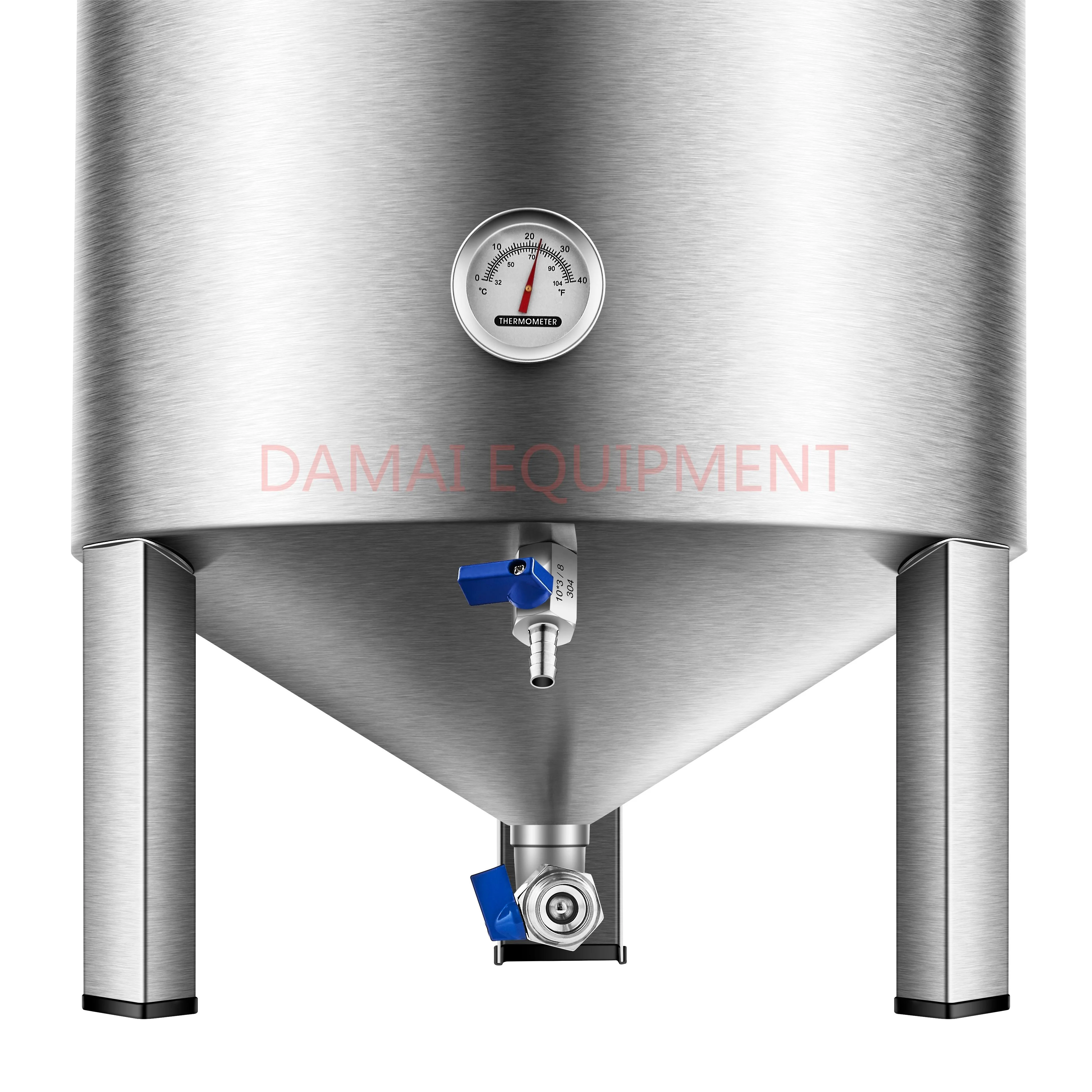 30L 60L 100L Fermenter for Home Brewing Equipment/Stainless Steel Conical Fermenter for Beer Brewery Equipment with Dry Hopping