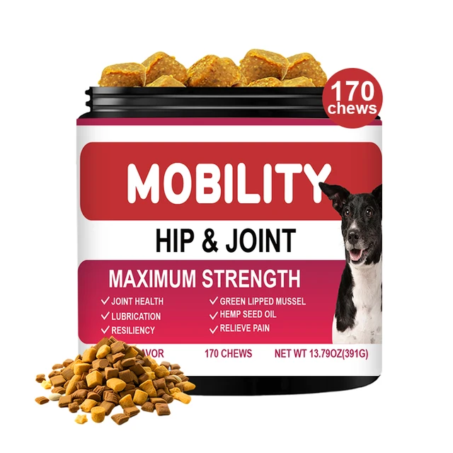 OEM Nutrition Senior Dog Hip & Joint Support Muscle Pet Health Care & Supplements Soft Chews