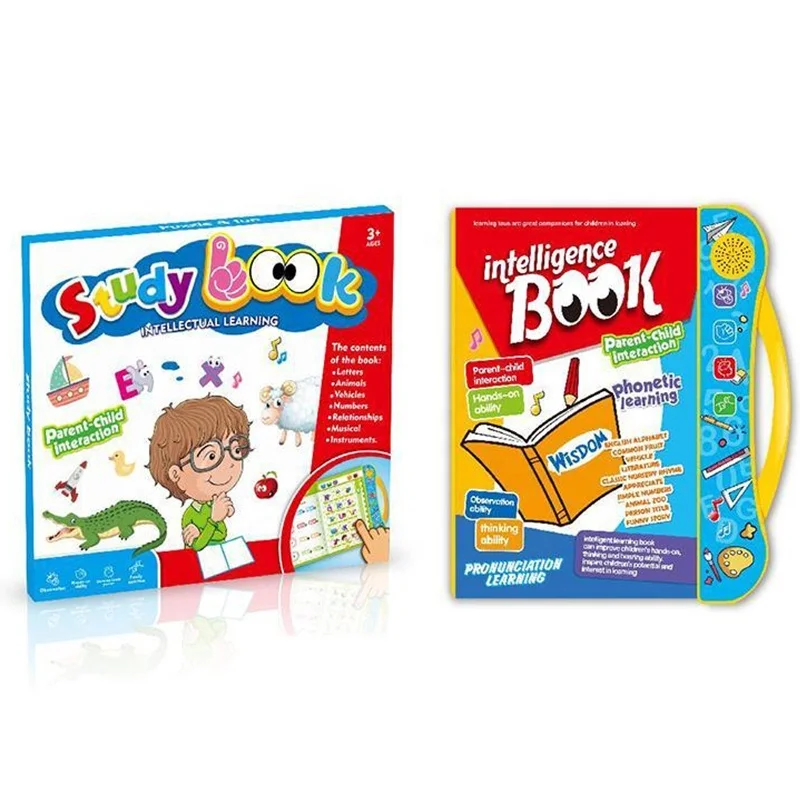 Samtoy Children English Learning Touch Reading Sound Book Kids E Audio Electronic Books With Certificate